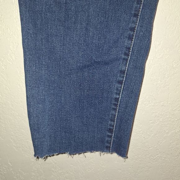 Nicole Miller Soho High Rise Ankle Skinny Distressed Jeans Size 16 - Picture 4 of 10